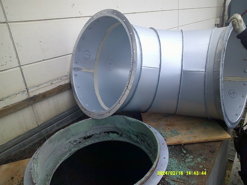 2024年工場ダクト加工取付工事